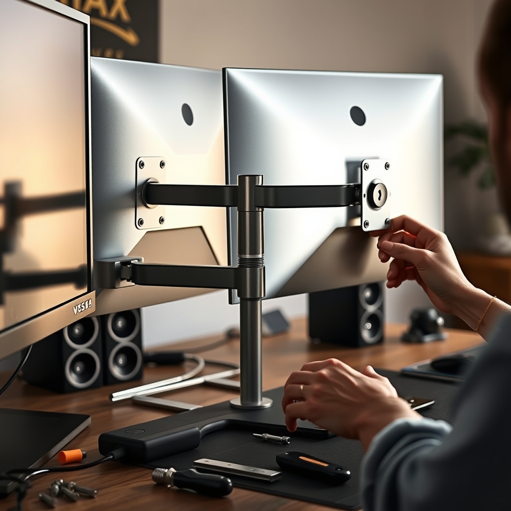 monitor arm - Illustration 2