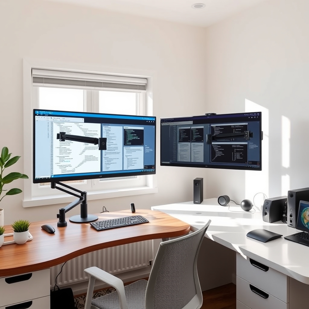 monitor arm - Illustration 3