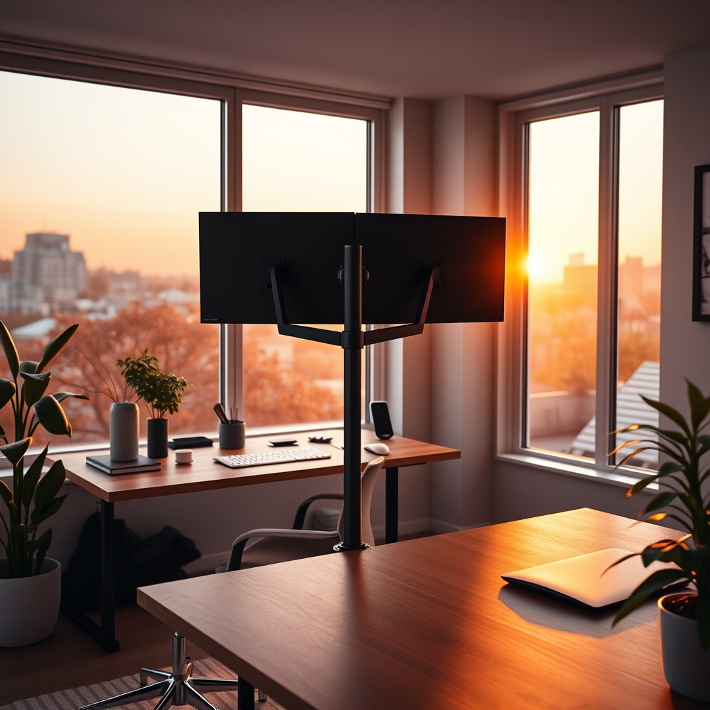monitor arm - Illustration 1