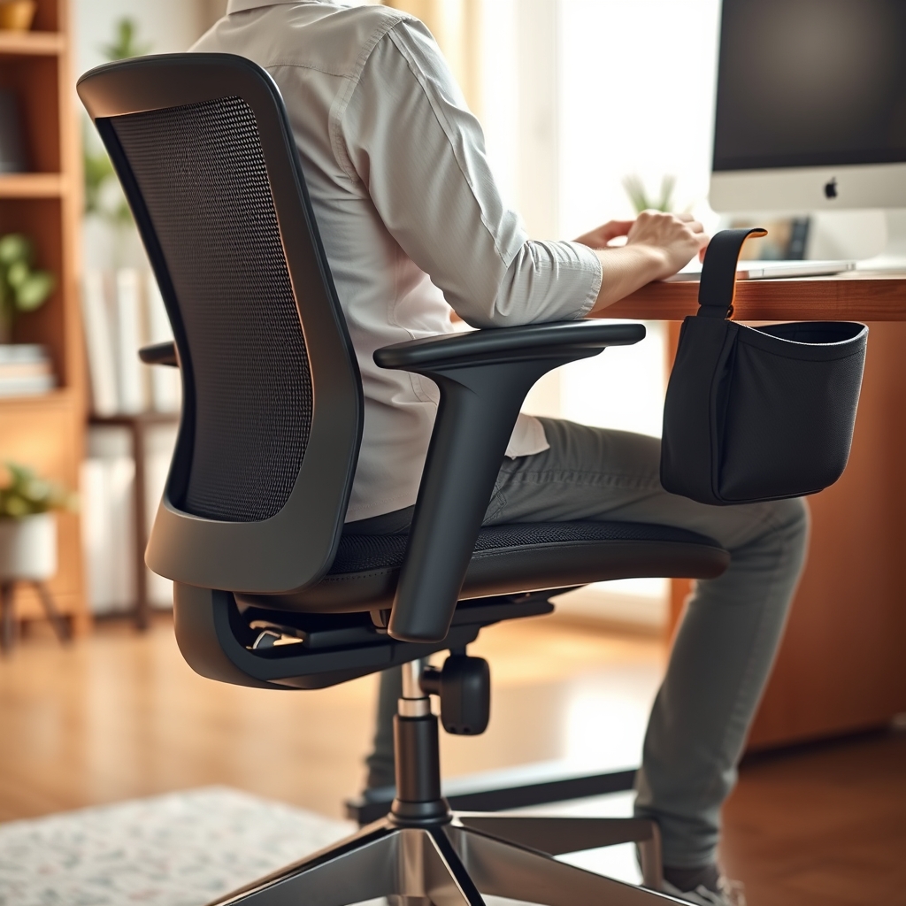 ergonomic chair in action