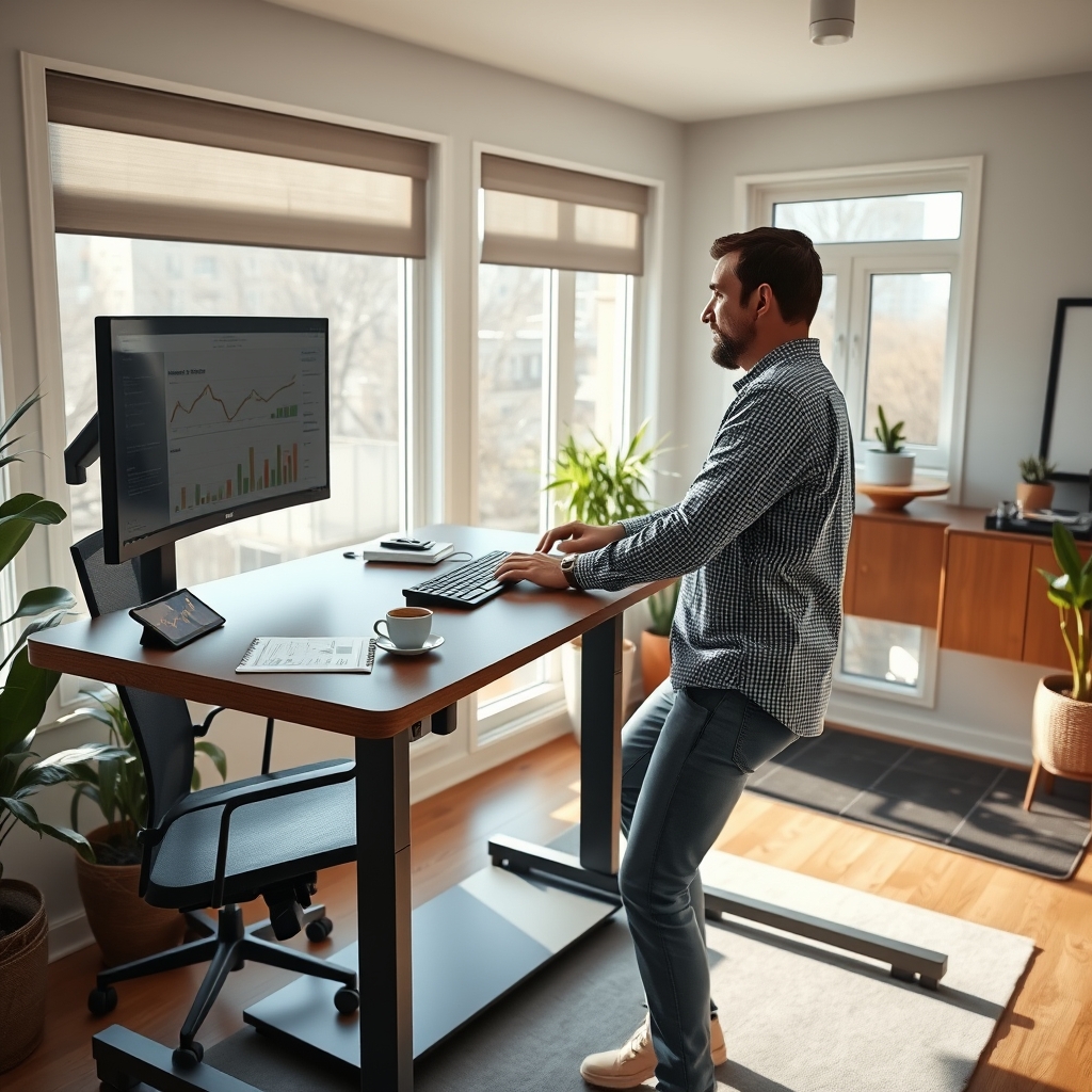 standing desk - Illustration 1