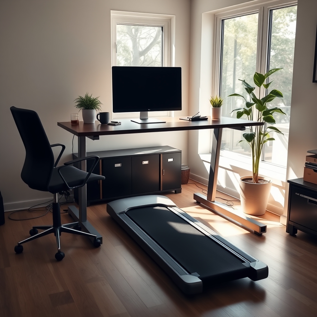under desk treadmill - Illustration 1