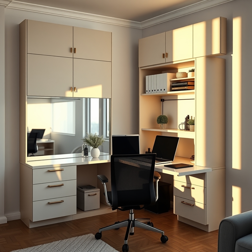 home office desk - Illustration 3