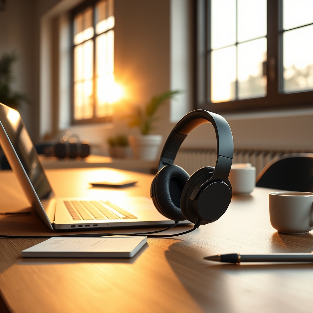 noise cancelling headphones - Illustration 1