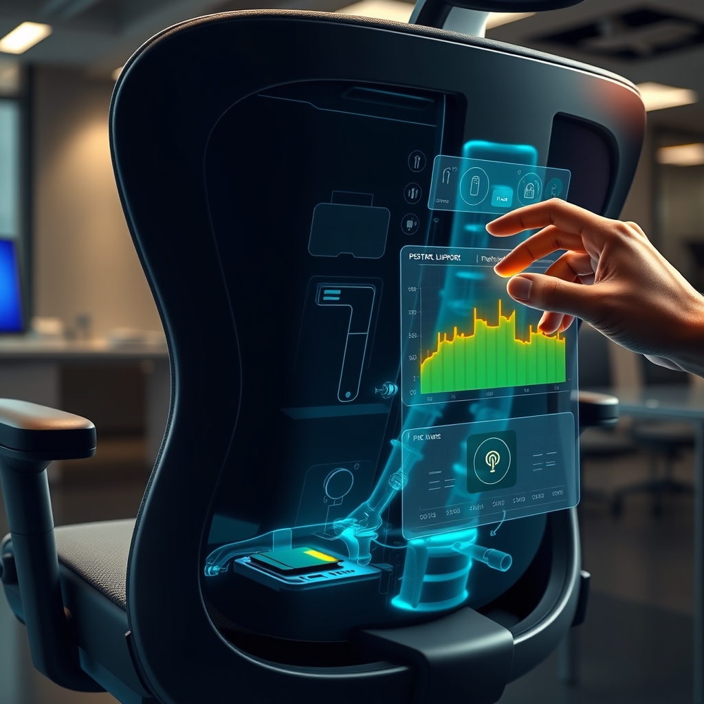 AI posture tracking chair - Illustration 2