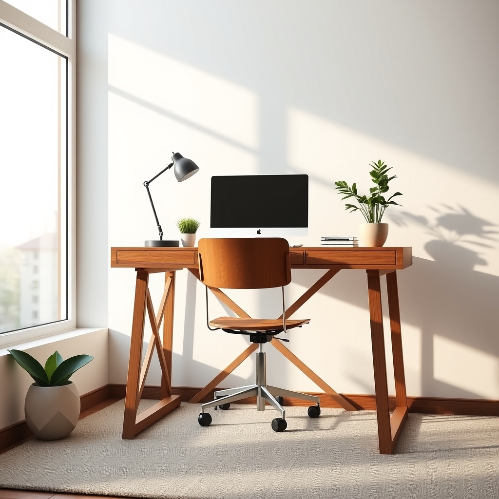 computer desk product view