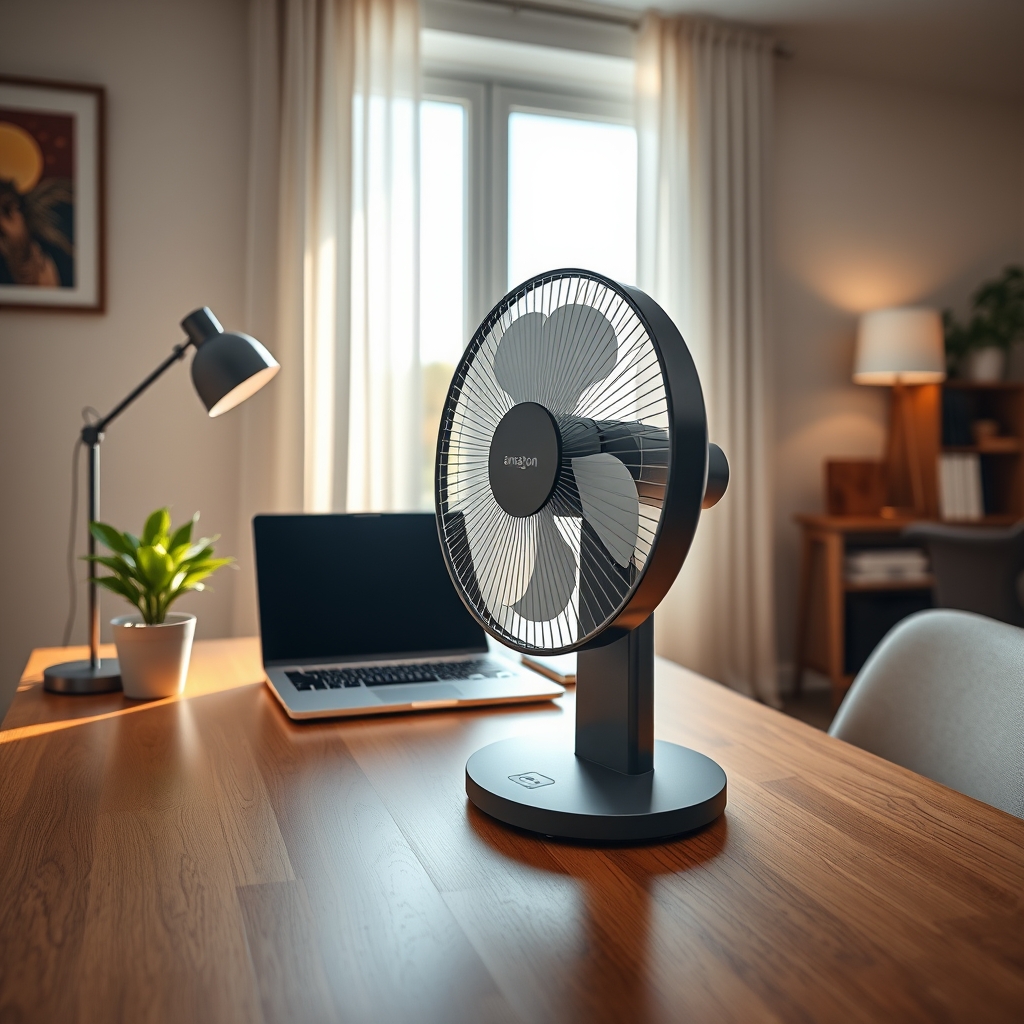 desk fan product view