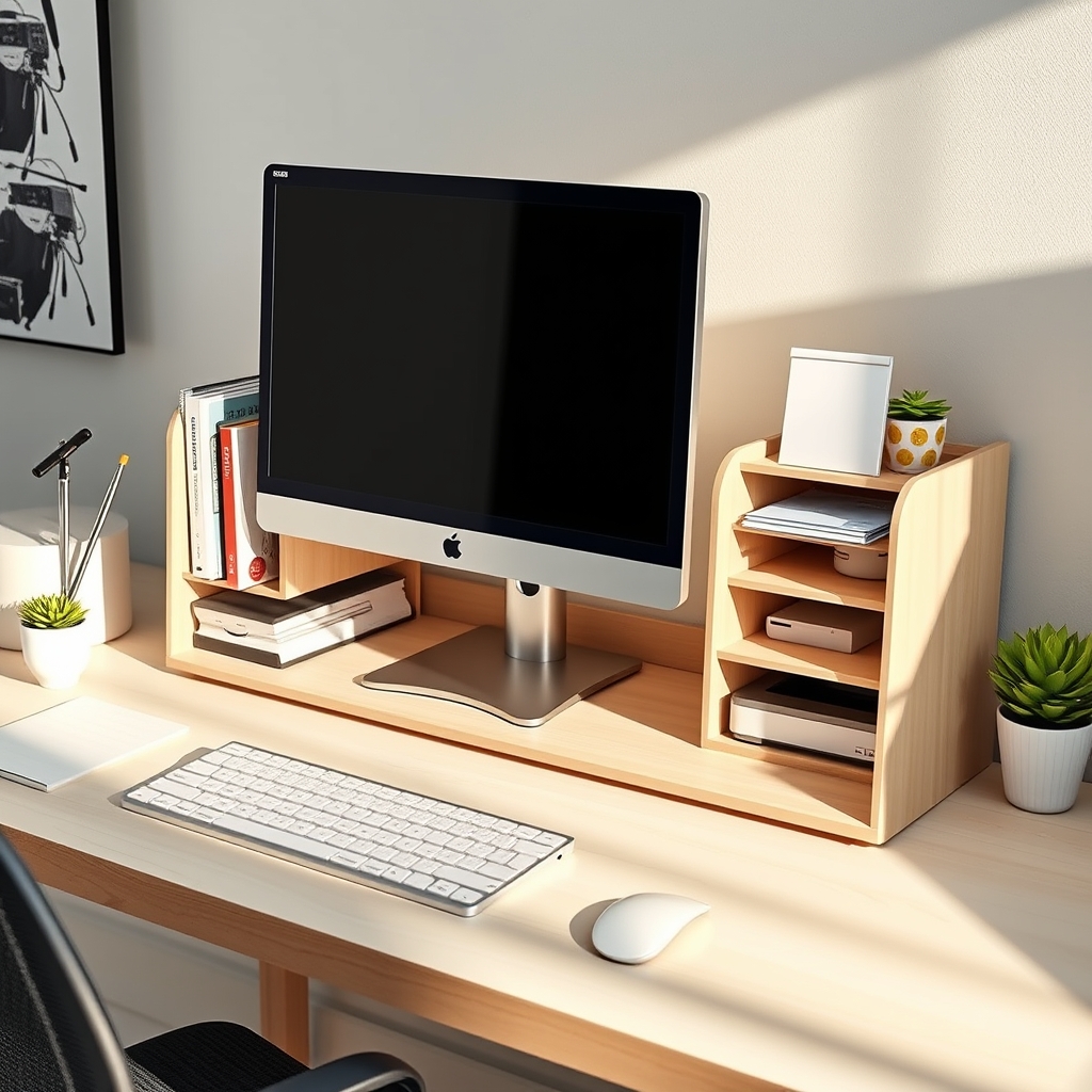desk organizer in action