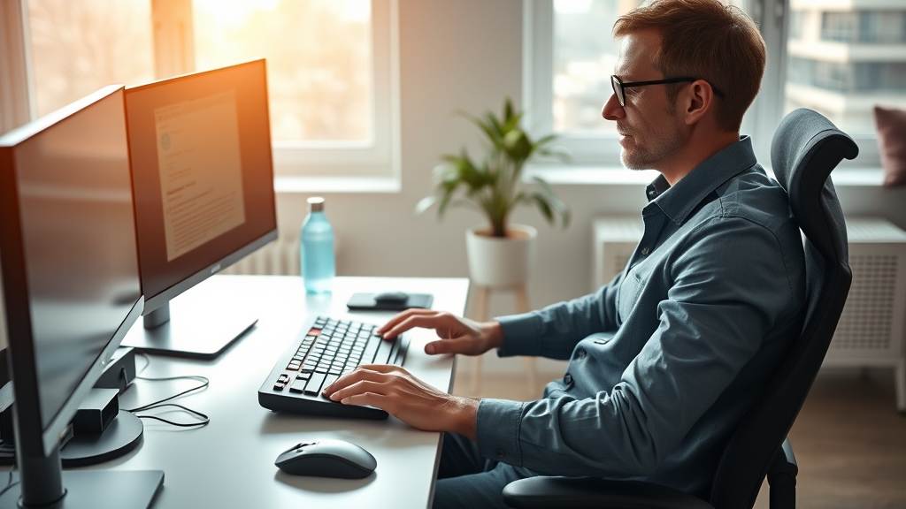 ergonomic keyboard wrist support - Illustration 3