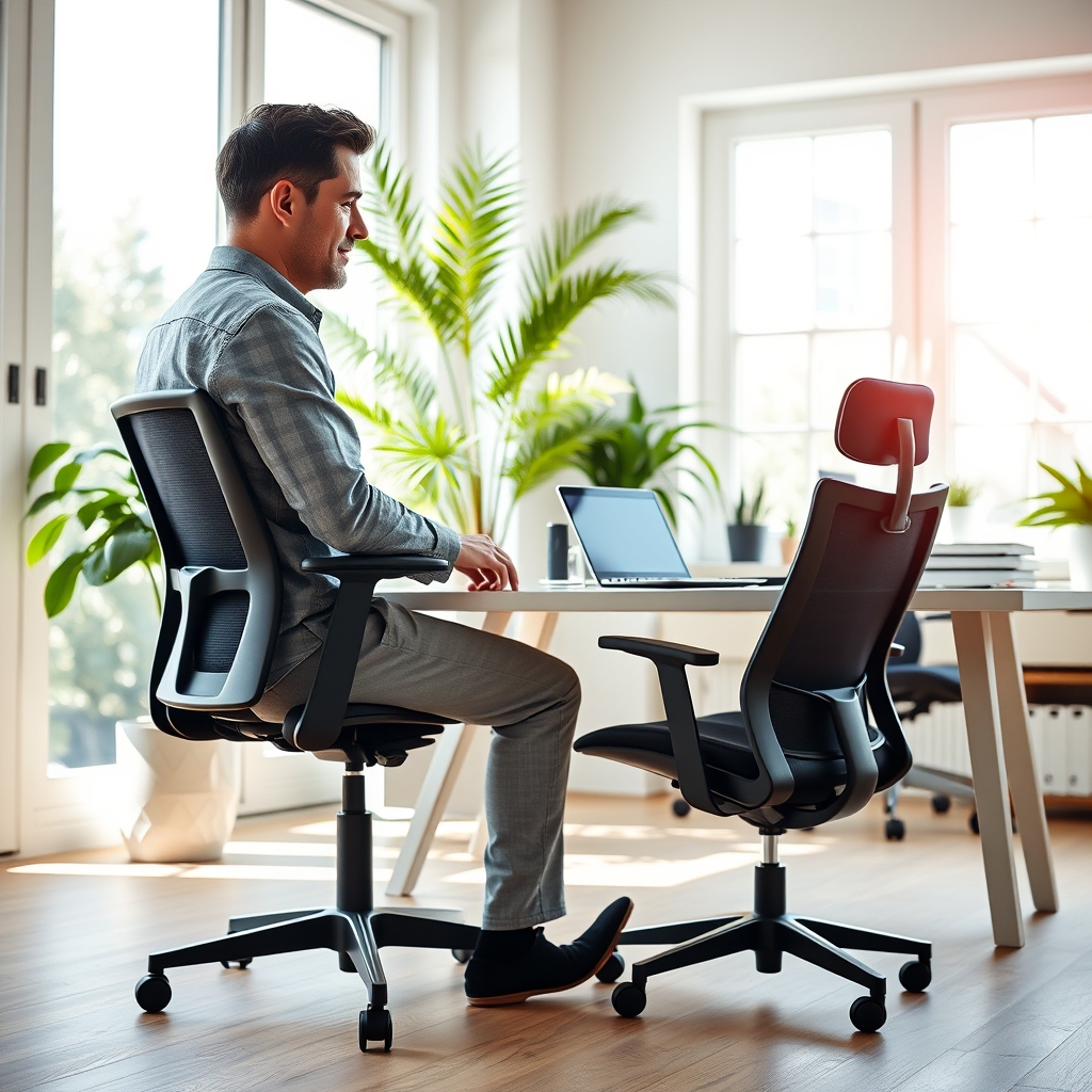 kneeling chair for back pain - Illustration 1