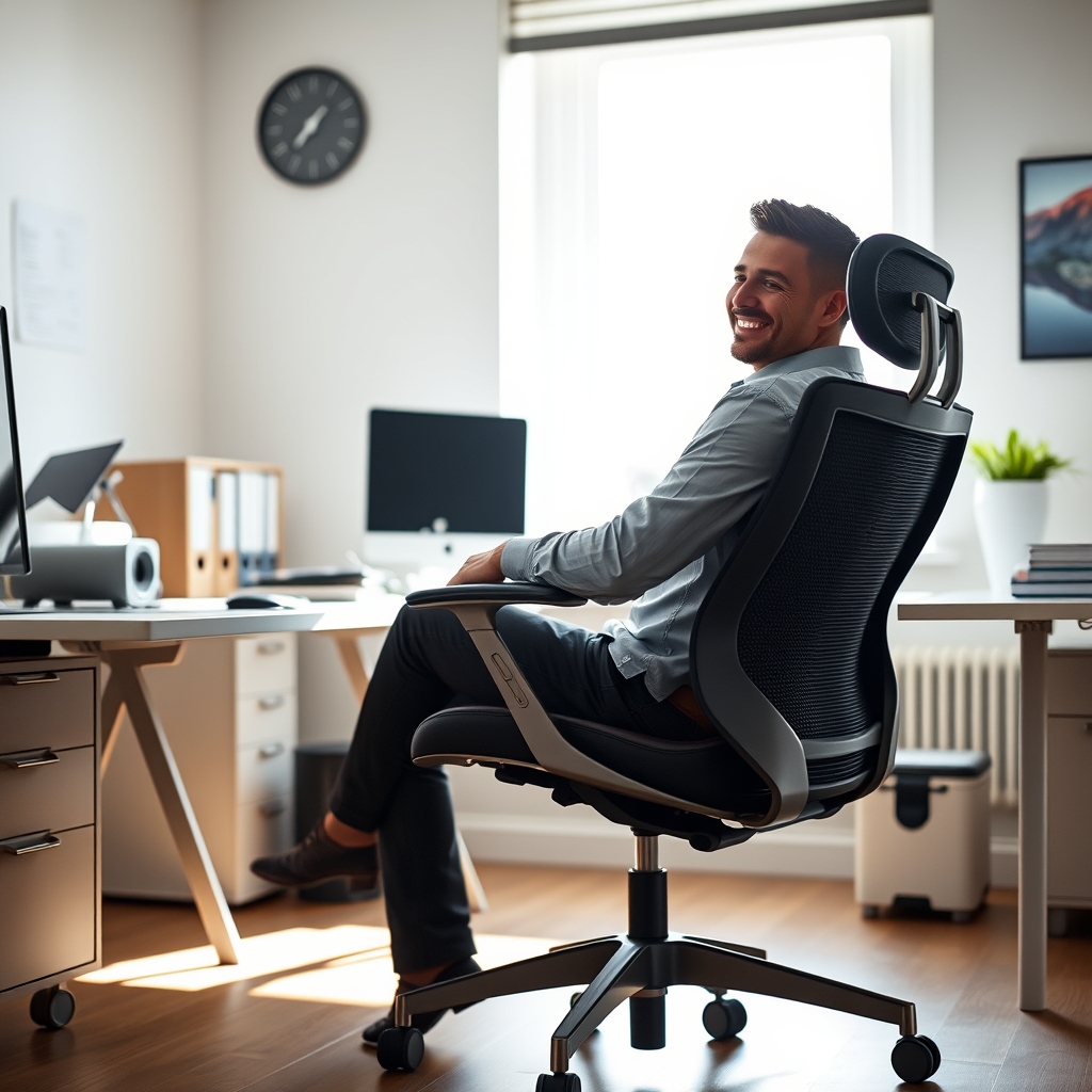 posture sensor office chair - Illustration 3