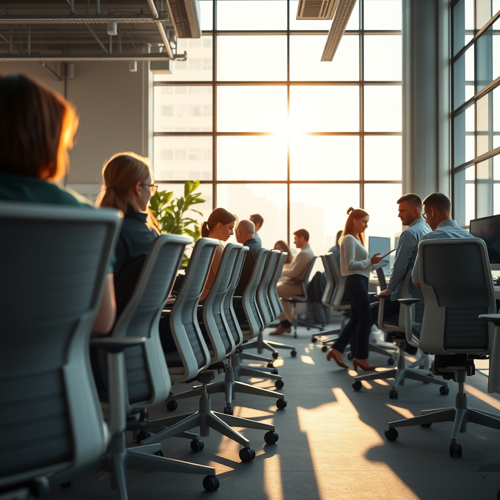 posture sensor office chair - Illustration 1
