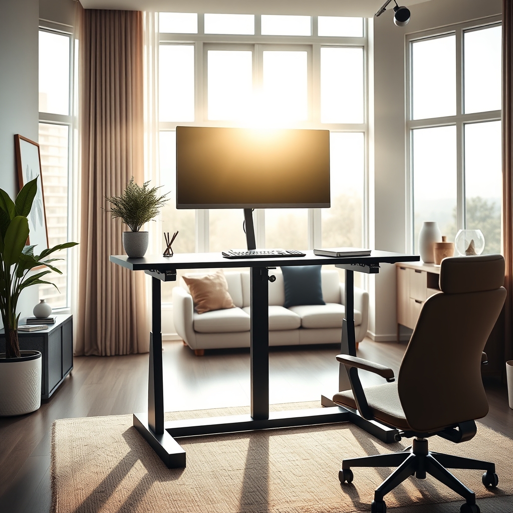 standing desk product view