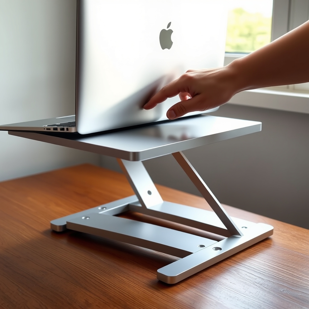 adjustable laptop monitor shelf - Illustration 2