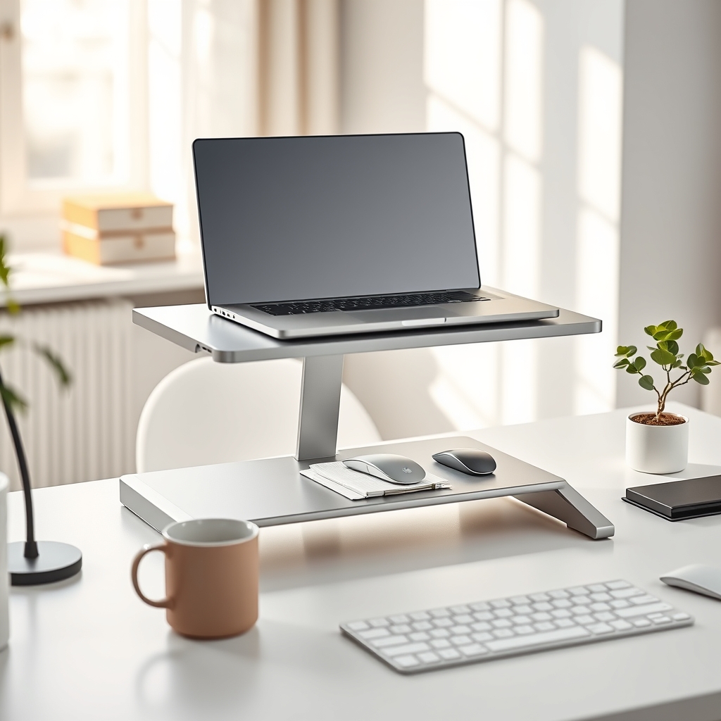 adjustable laptop monitor shelf - Illustration 1