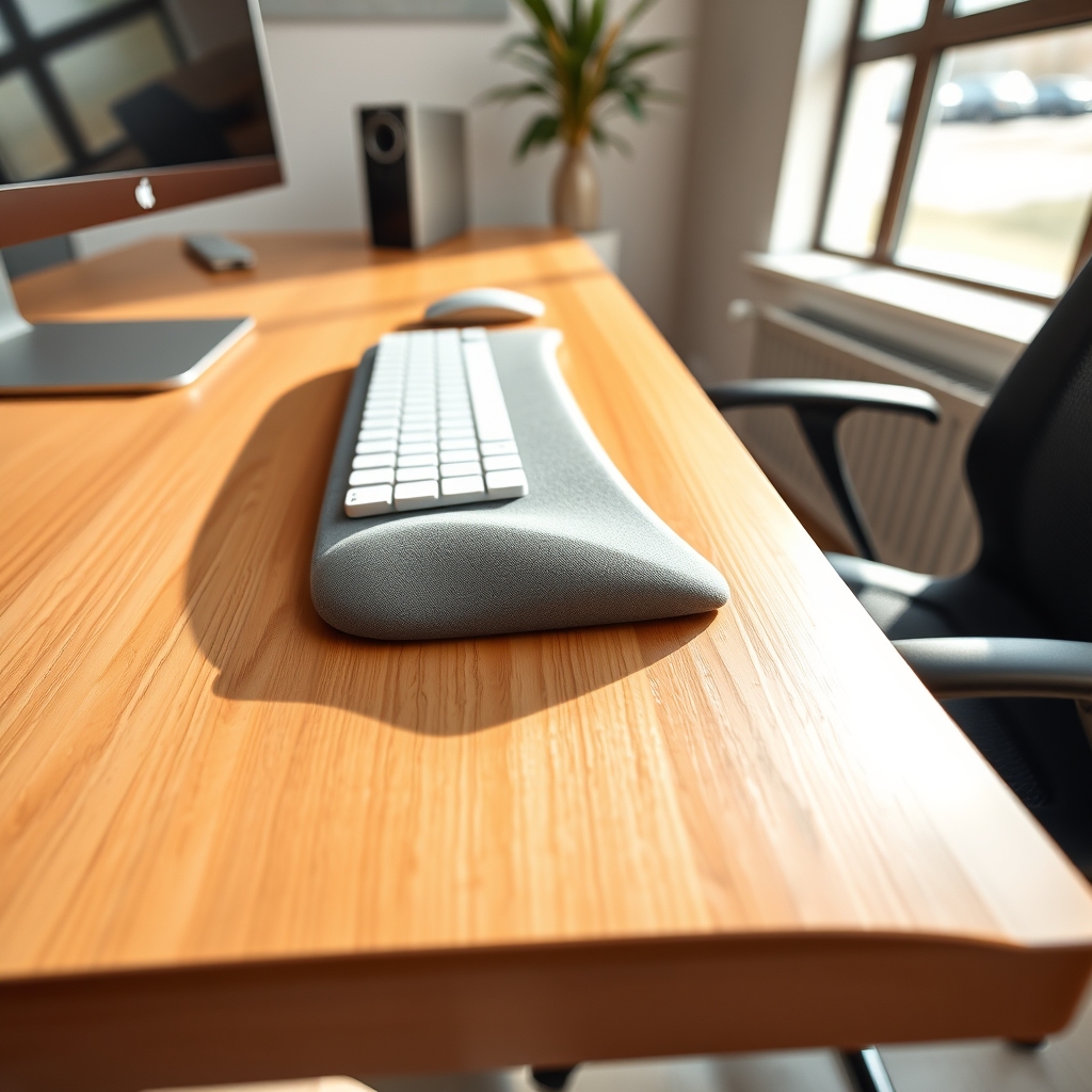 desk edge wrist rest - Illustration 1