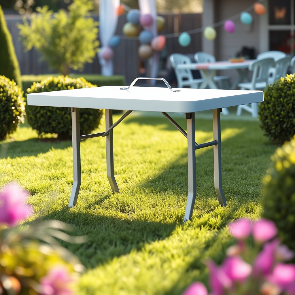 folding table product view