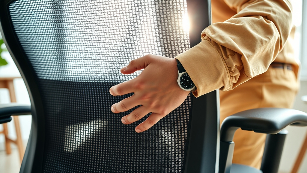 mesh ergonomic office chair - Illustration 2