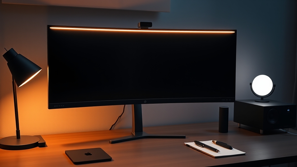 monitor light bar for curved screen - Illustration 3
