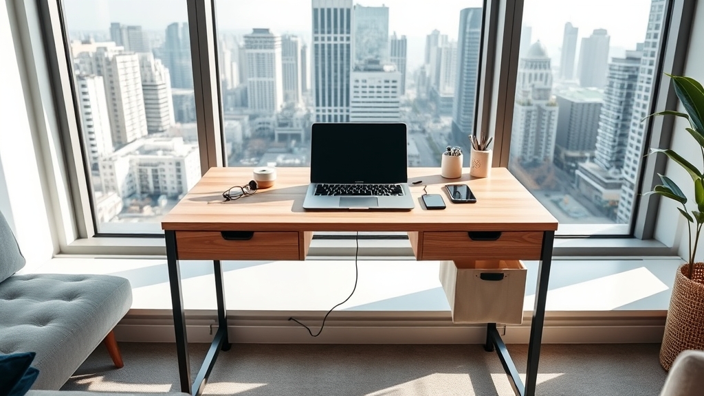 multi-function home office desk - Illustration 1
