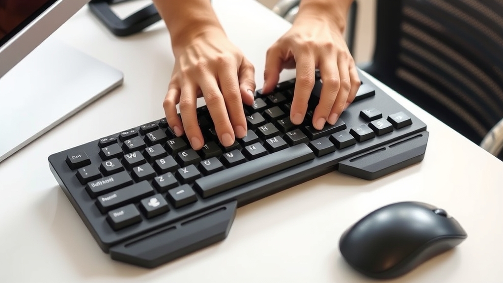 split ergonomic keyboard - Illustration 2